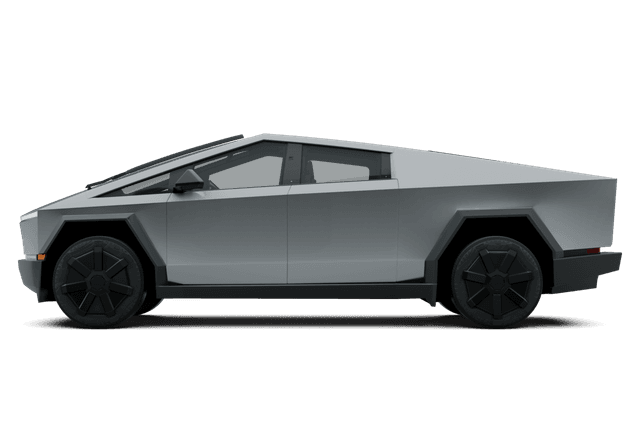 Tesla Cybertruck - Side view Tesla Cybertruck - Side view